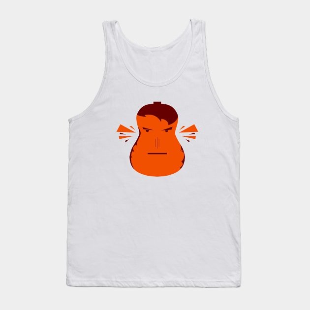 Yes, im a Guitarist | Angry face Tank Top by Aloenalone